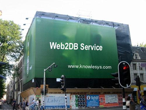 Get Web2DB Service Now!